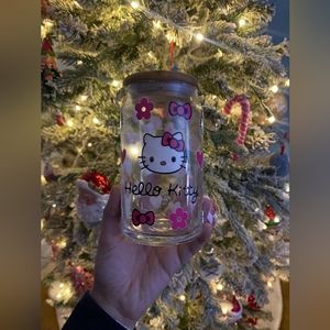Hello Kitty Glass Cup